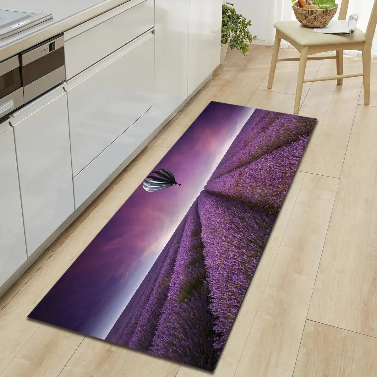 Tapis de cuisine lavande