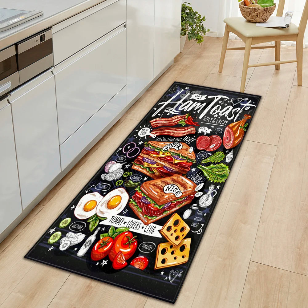tapis de cuisine fruit