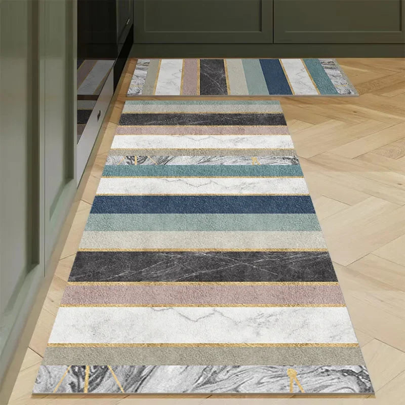 tapis de cuisine chic contemporain