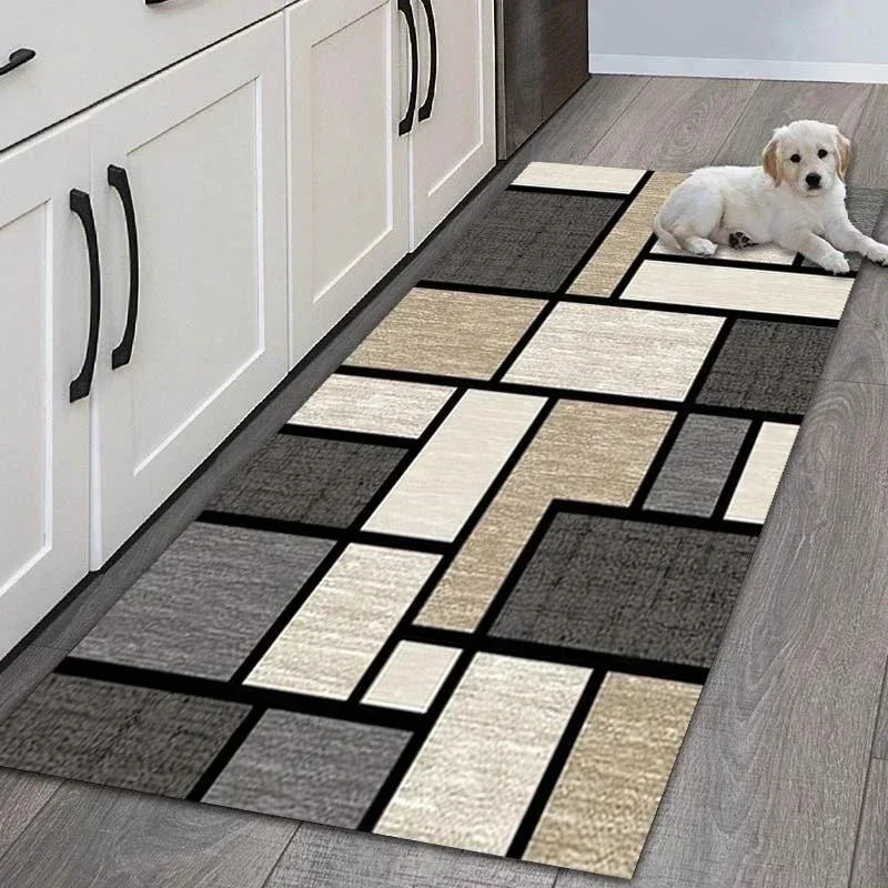 tapis de cuisine gris anthracite