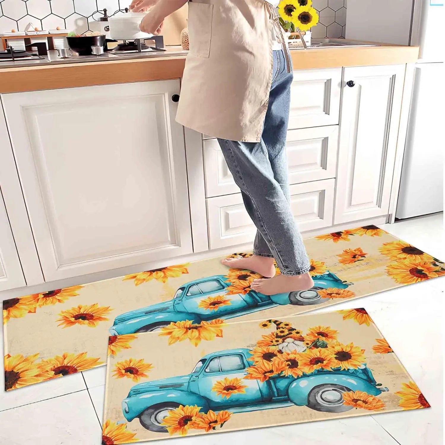 Tapis de cuisine bistrot