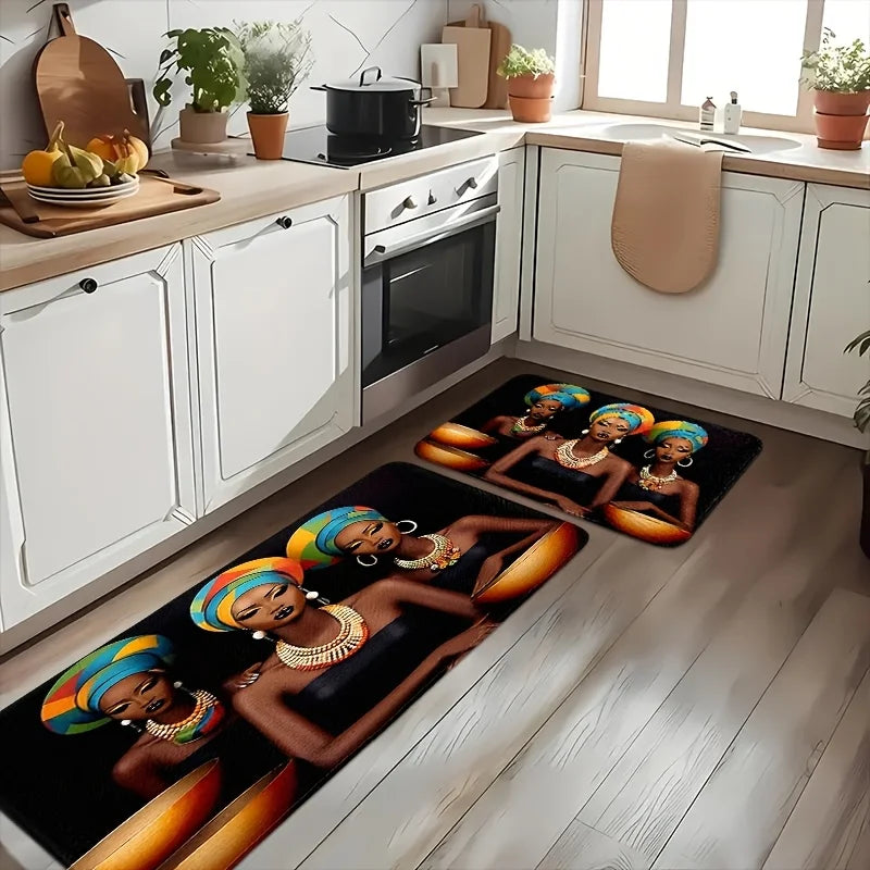 tapis de cuisine african