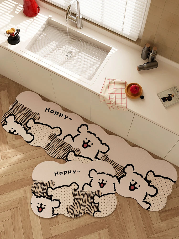 tapis de cuisine chien