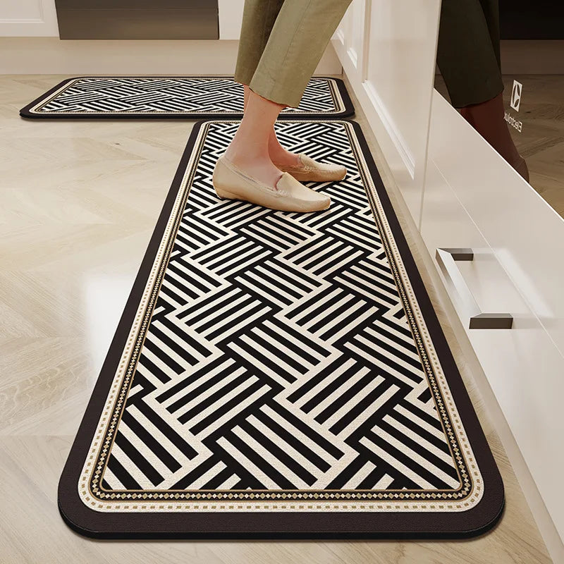 tapis de cuisine en fibre