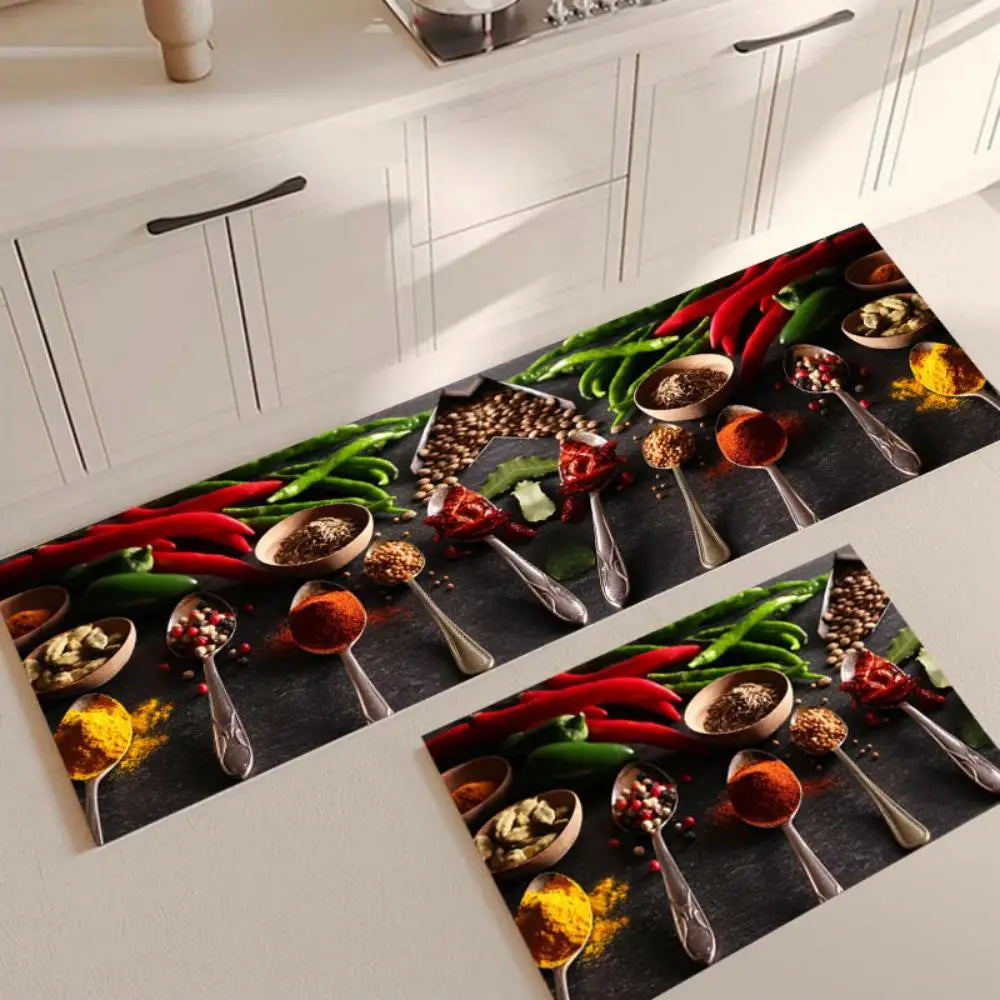 tapis de cuisine poivron