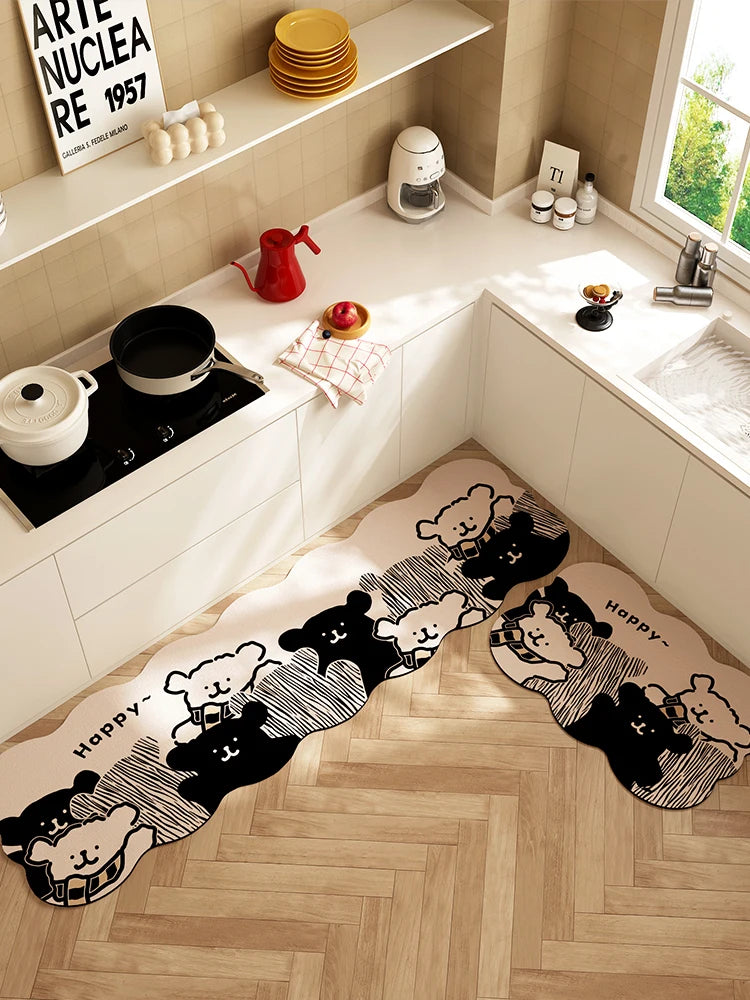 tapis de cuisine chien