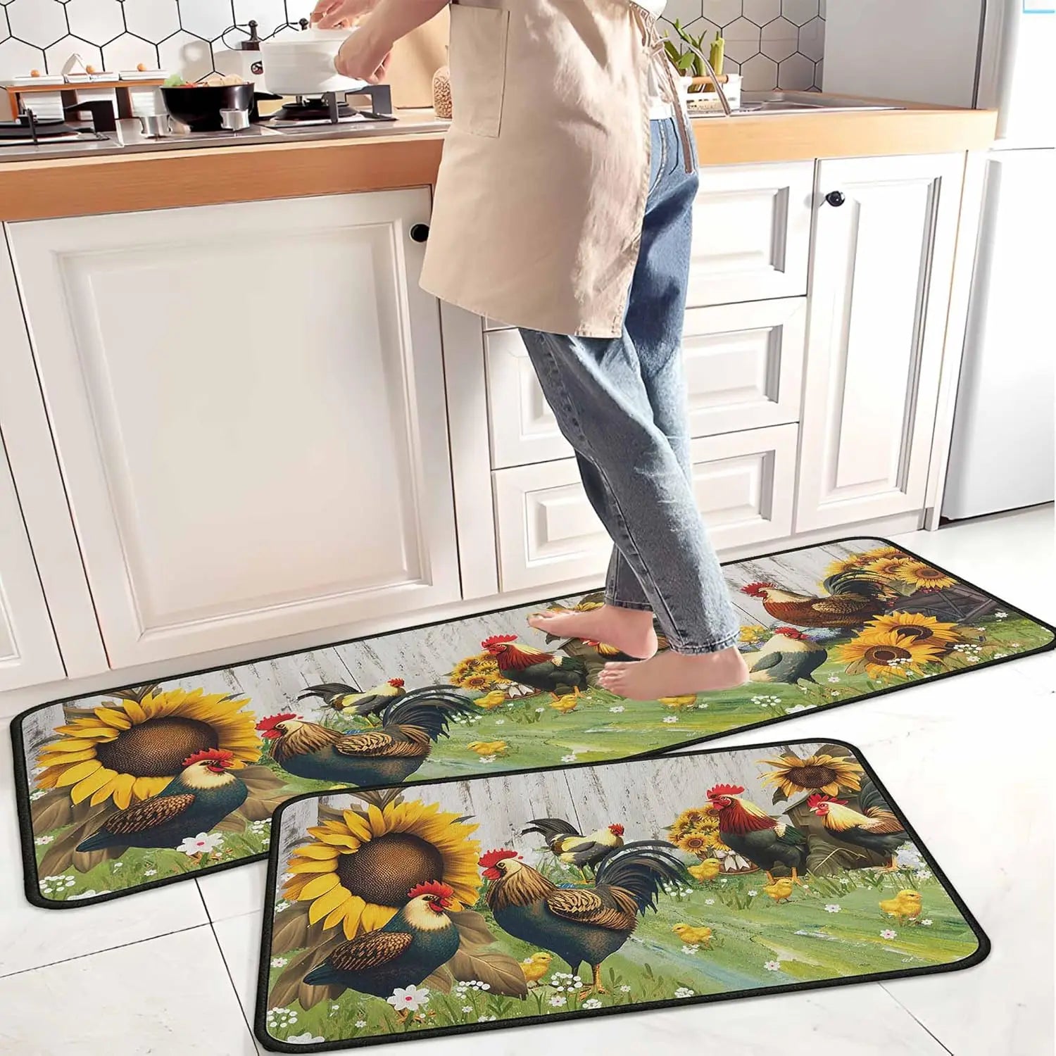 Tapis de cuisine bistrot