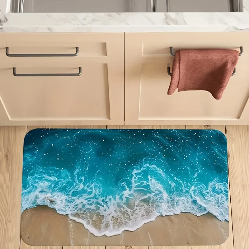 tapis cuisine décor bord de mere