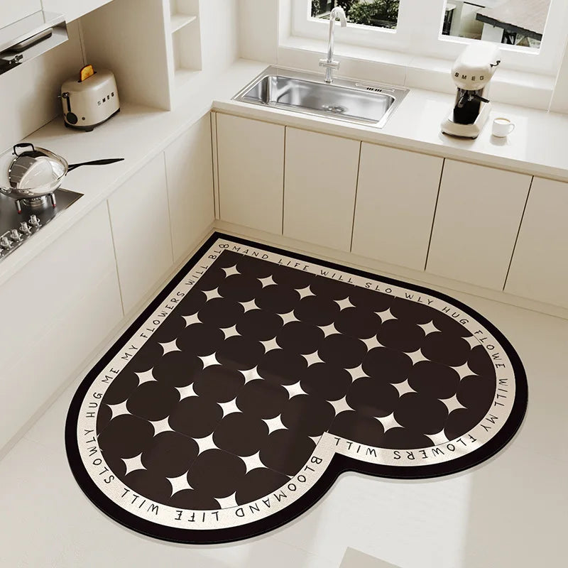 Tapis de cuisine d angle