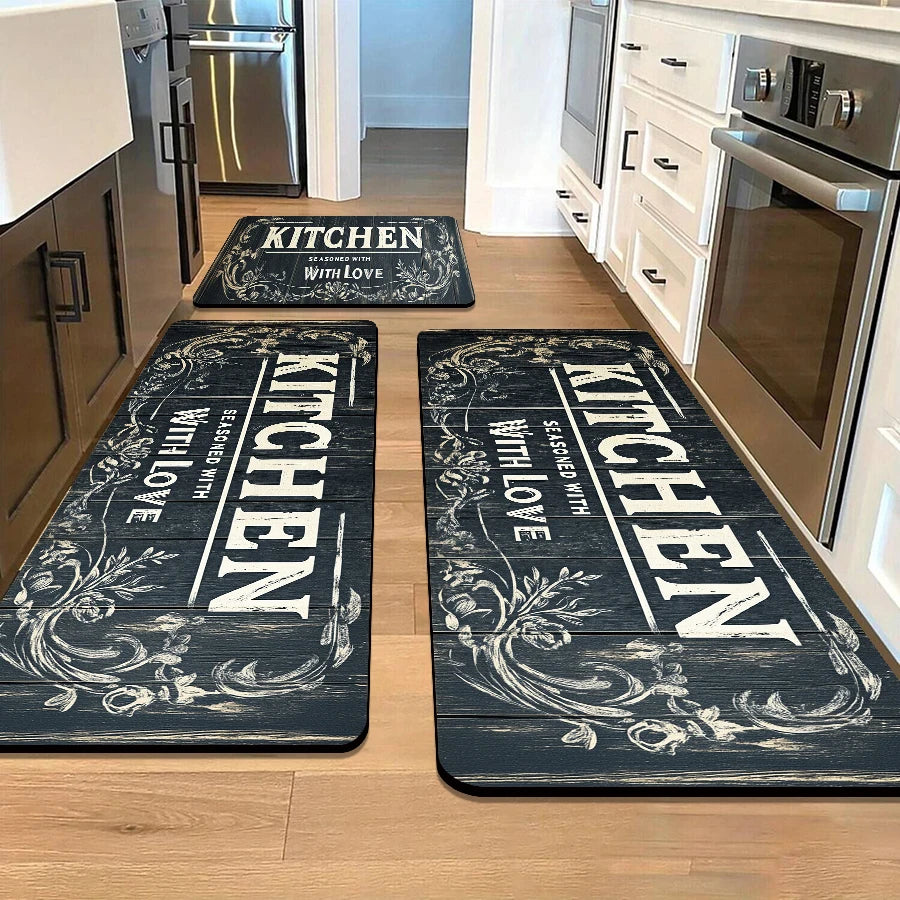 tapis de cuisine au sèche linge