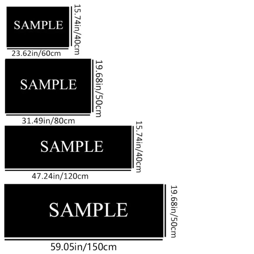 tapis avec envers antidérapant de cuisine gris
