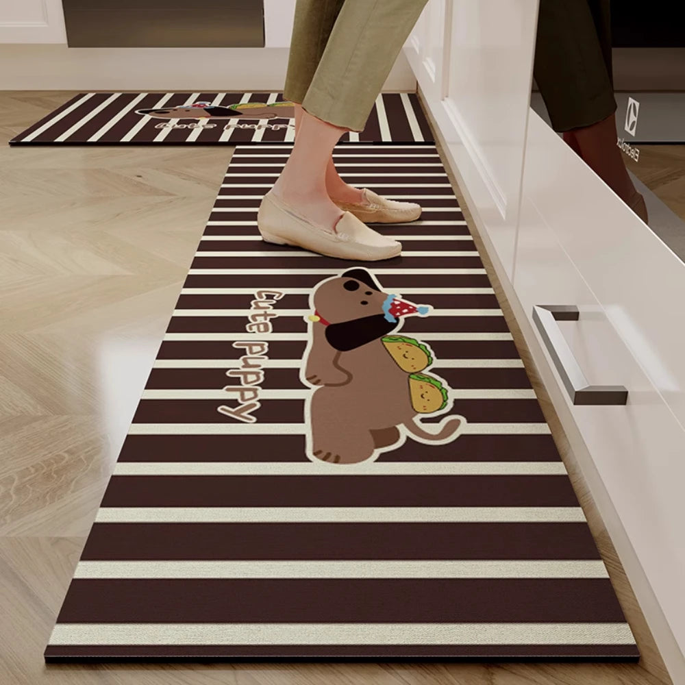 Tapis de cuisine rigolo