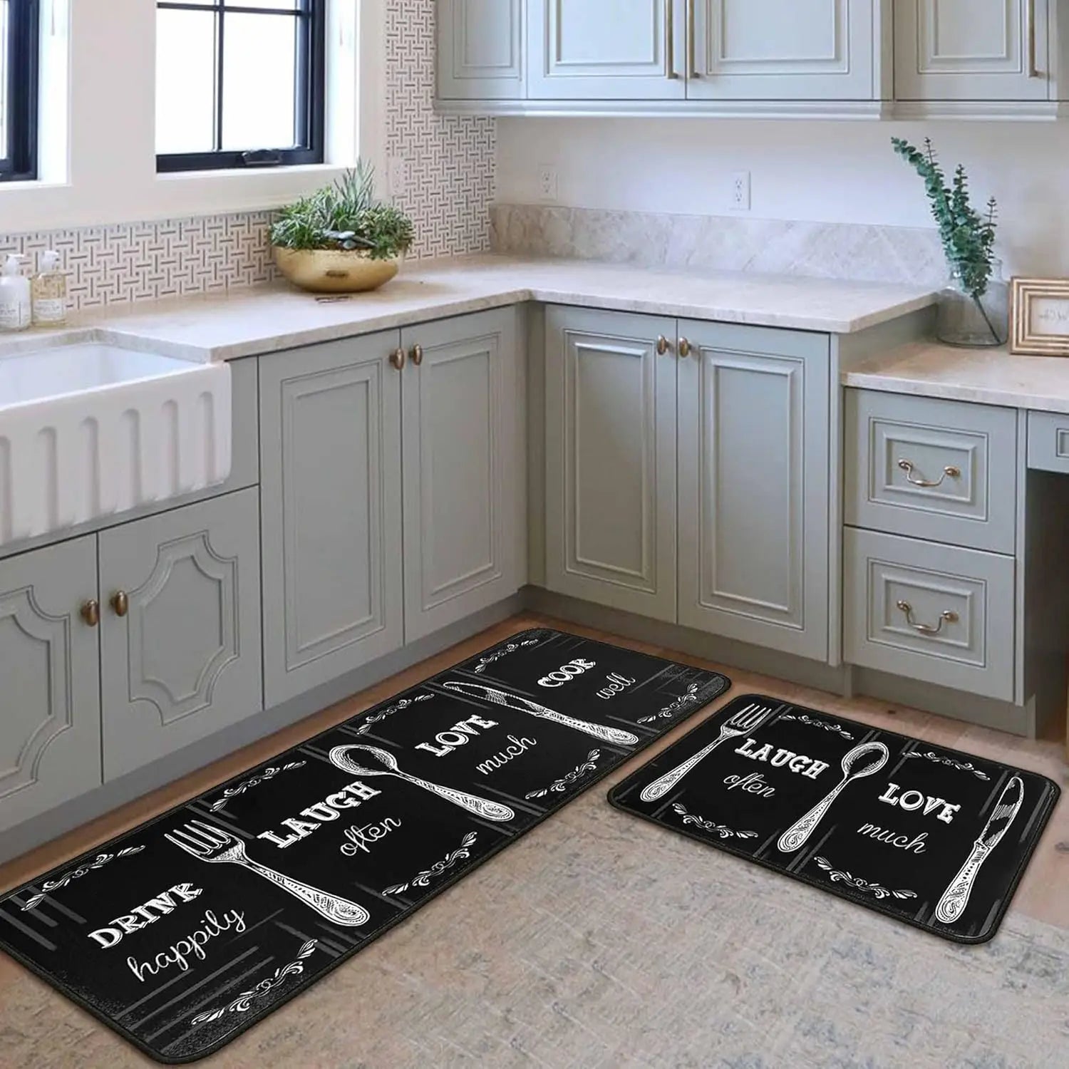 Tapis de cuisine bistrot