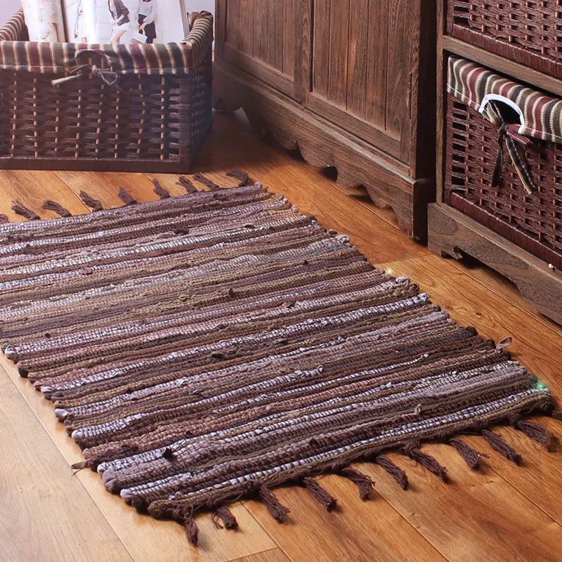 Tapis de cuisine couleur framboise