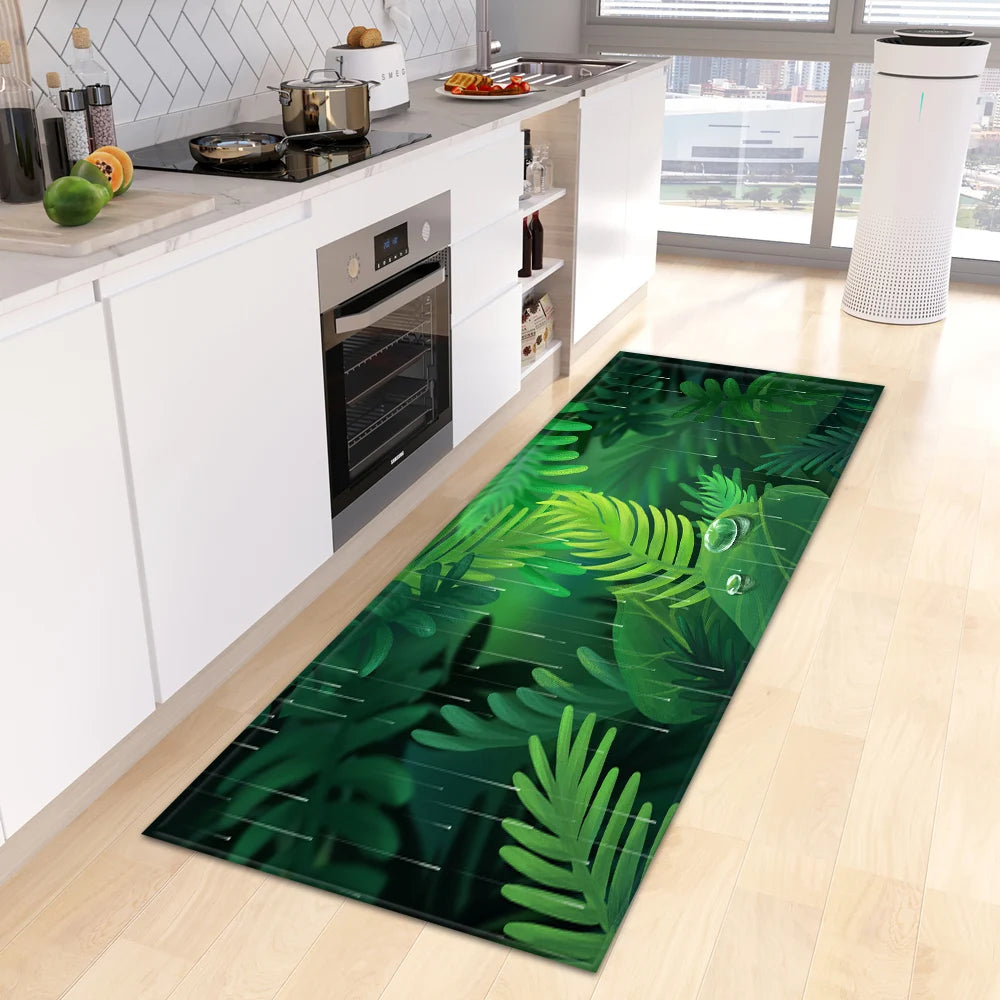 tapis de cuisine exotique