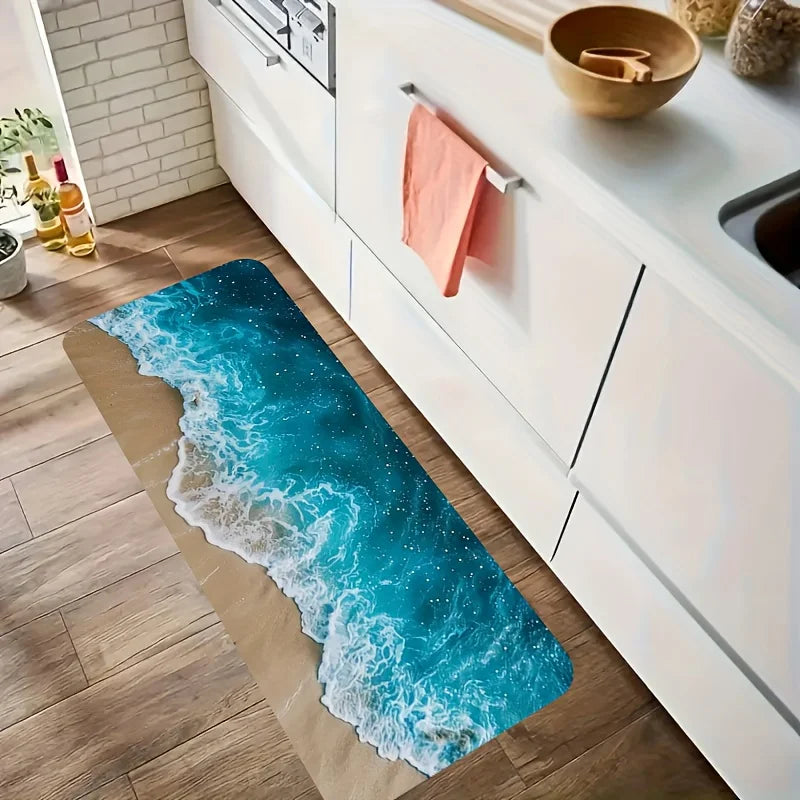tapis cuisine décor bord de mere