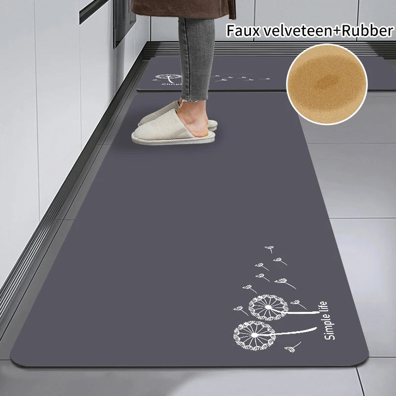 Tapis de cuisine absorbant