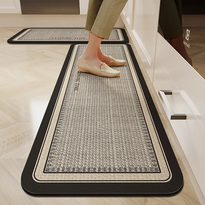 tapis de cuisine en fibre