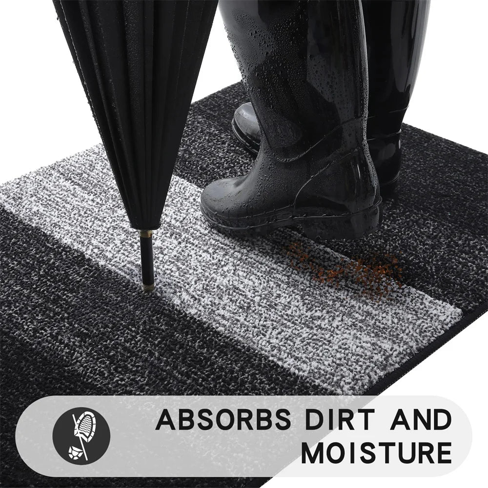 tapis de cuisine derrière la porte