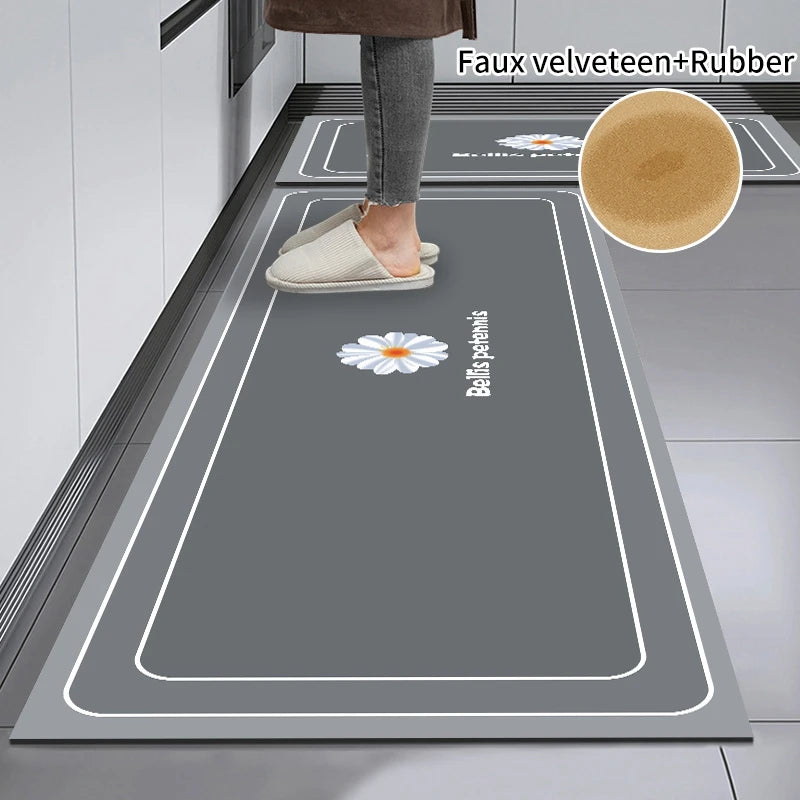 Tapis de cuisine absorbant
