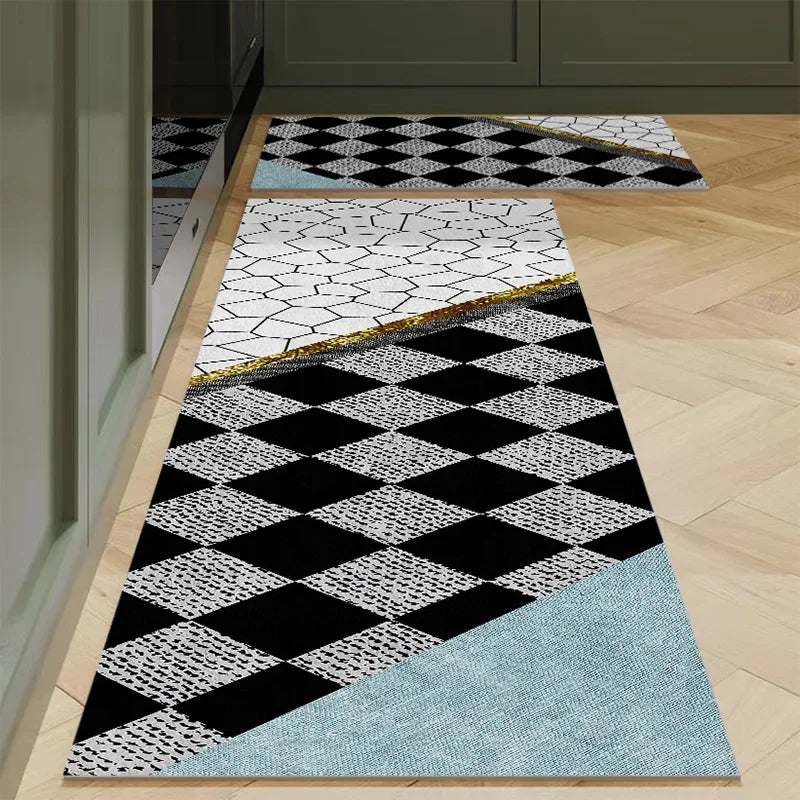 tapis de cuisine chic contemporain