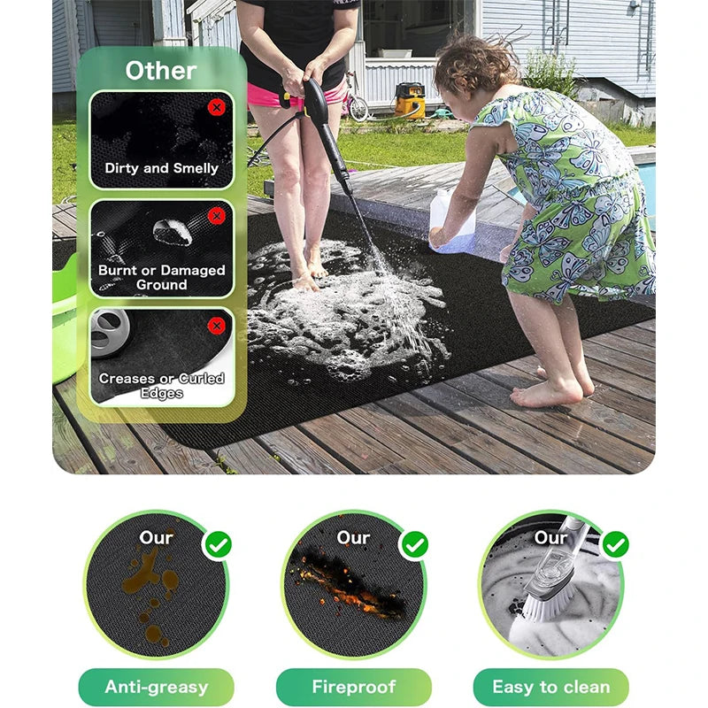 tapis de cuisine barbecue