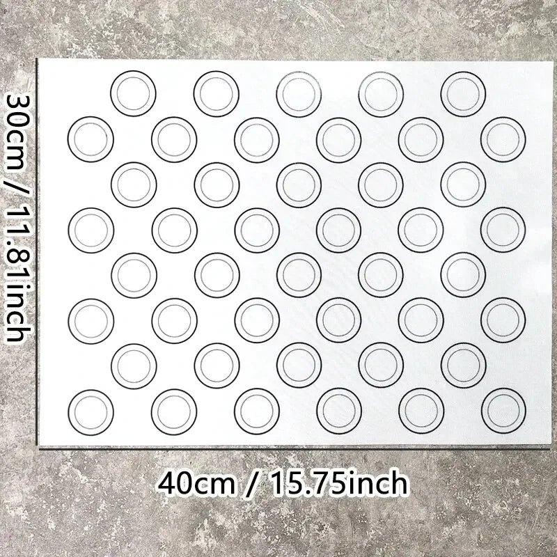 Tapis de cuisine macaron