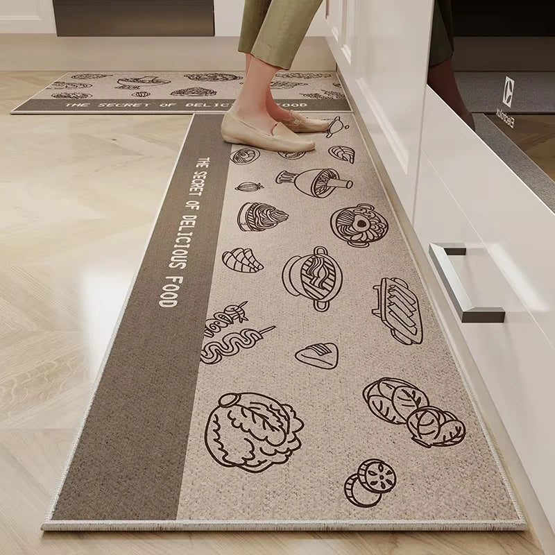 tapis de cuisine breakfast
