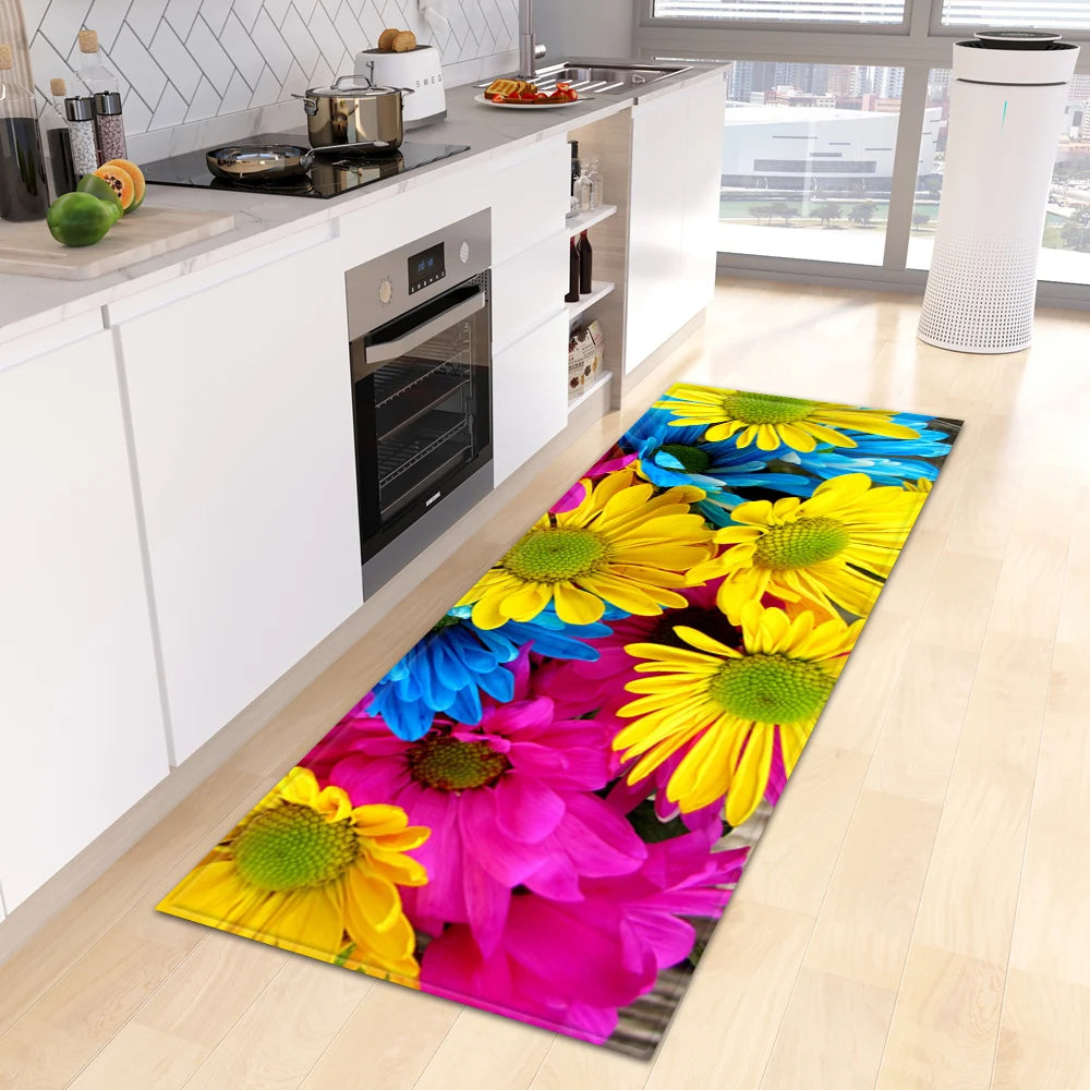 tapis de cuisine exotique