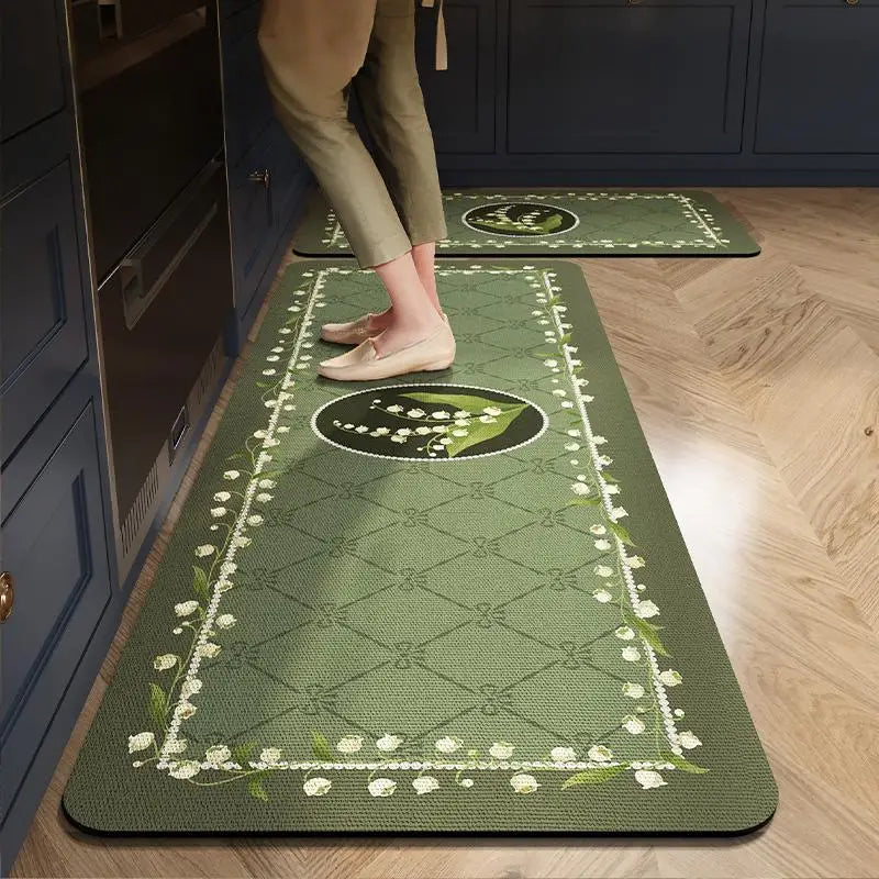 tapis de cuisine thé