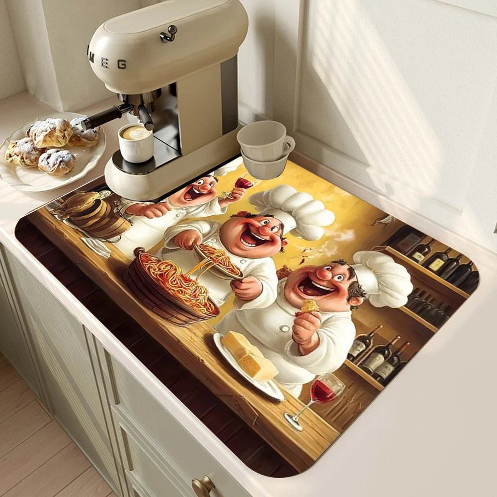 mini tapis de cuisine