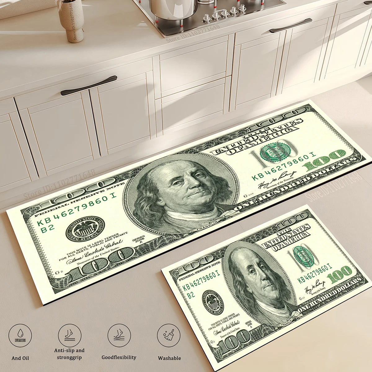 tapis de cuisine amerique