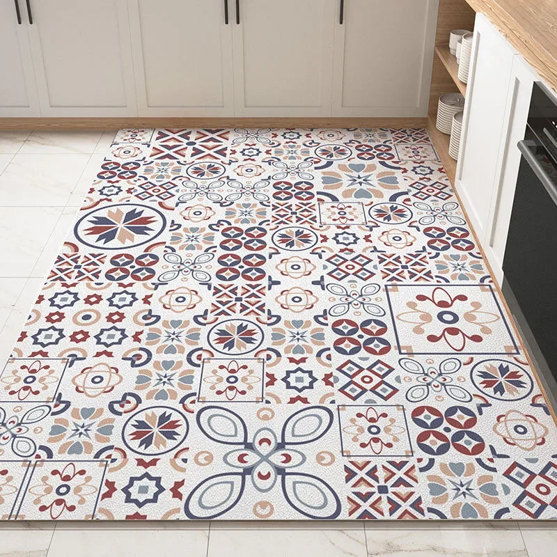 Tapis de cuisine carre