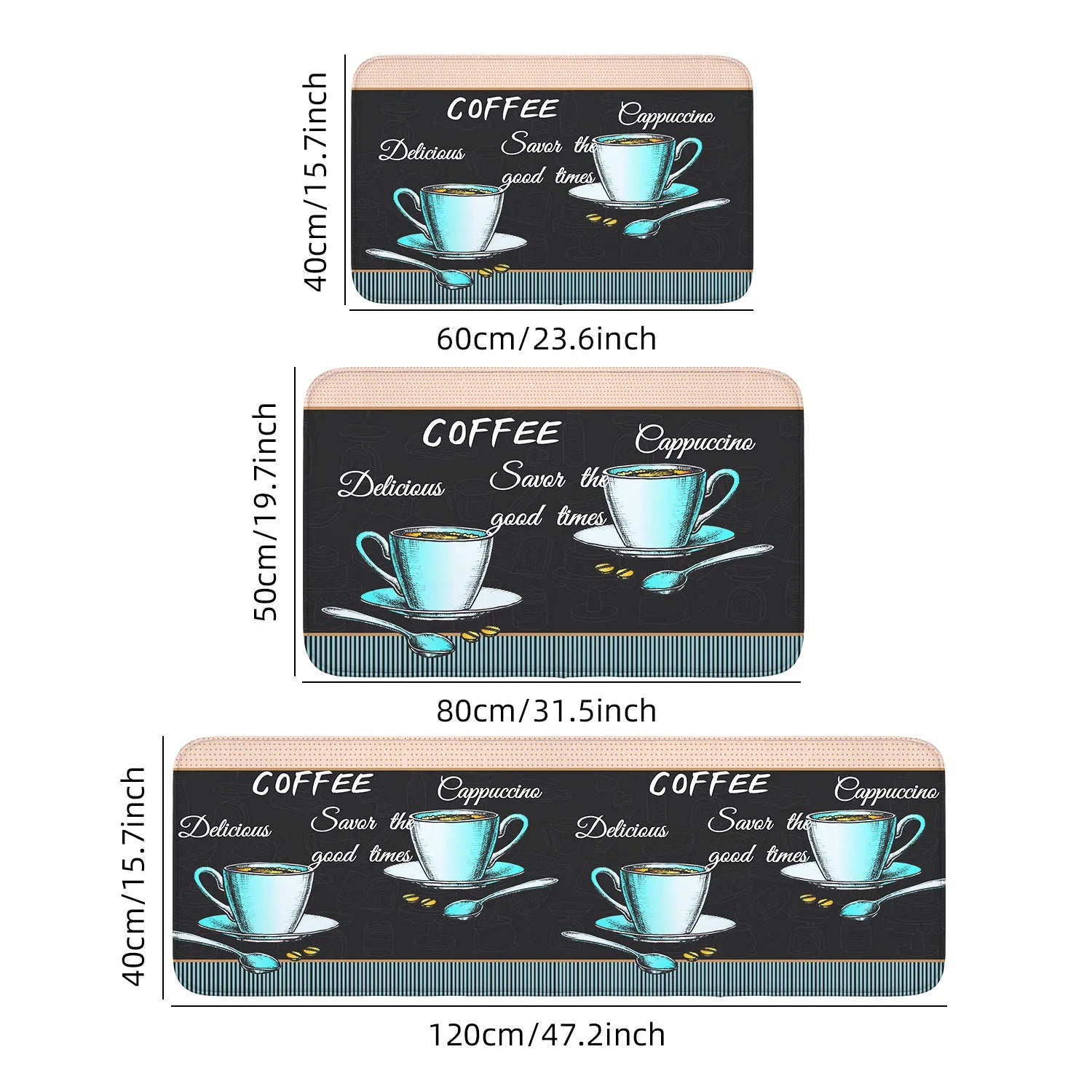 tapis de cuisine espresso