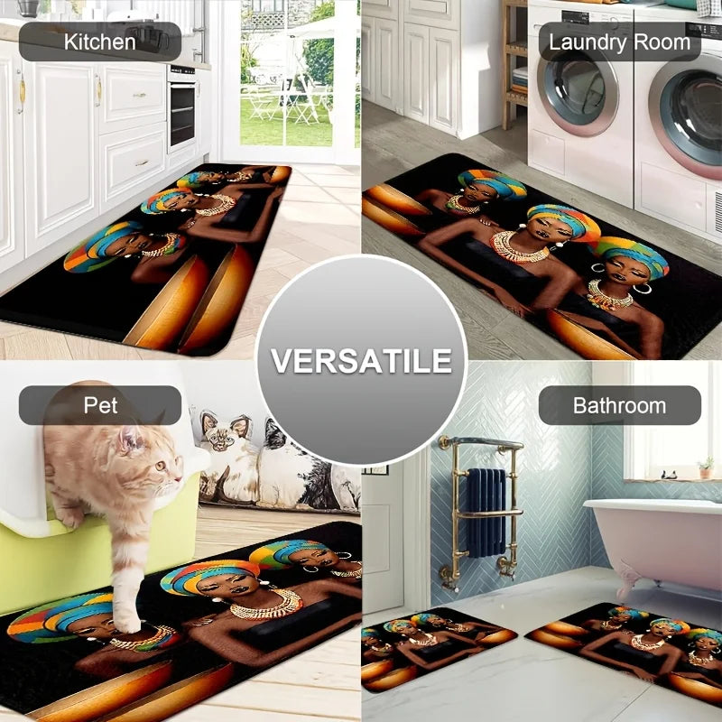 tapis de cuisine african