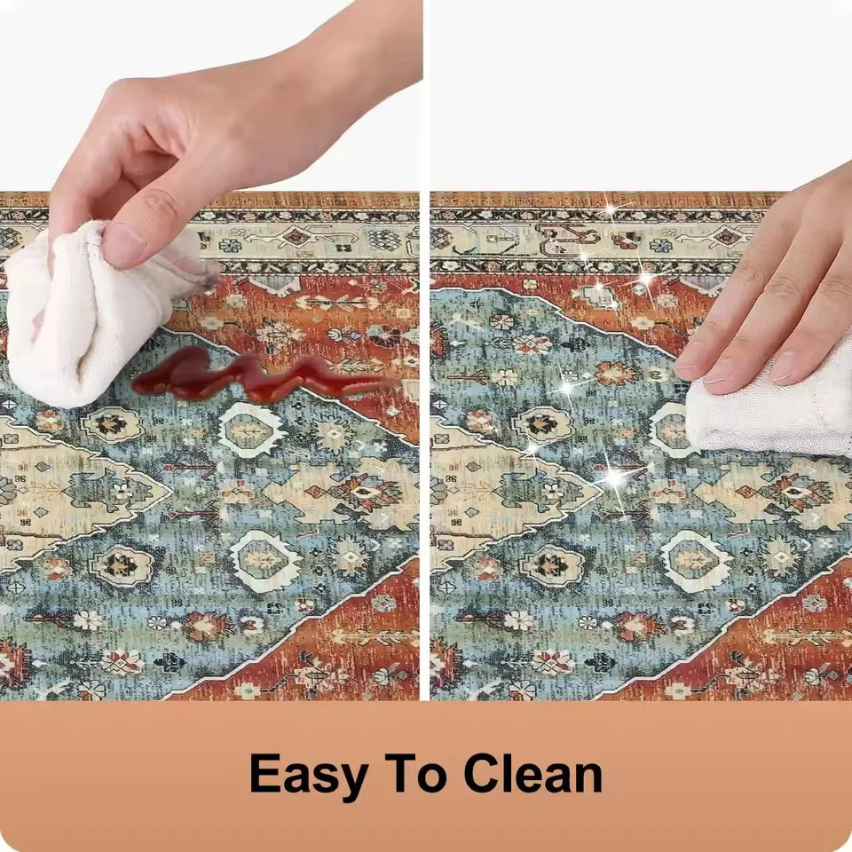 Tapis de cuisine rétro