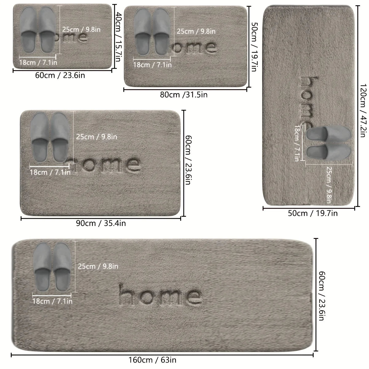 tapis de cuisine ardoise