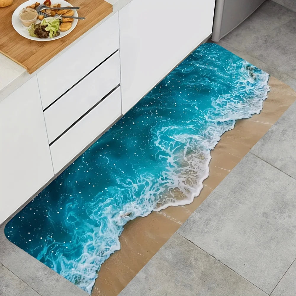 tapis cuisine décor bord de mere