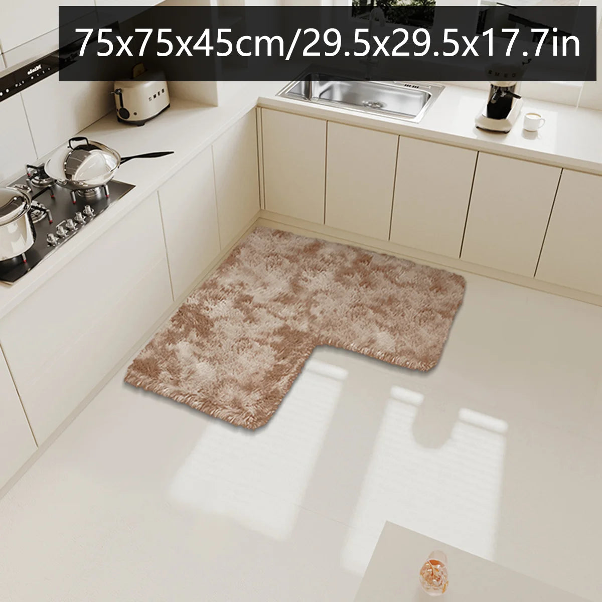 tapis de cuisine beton