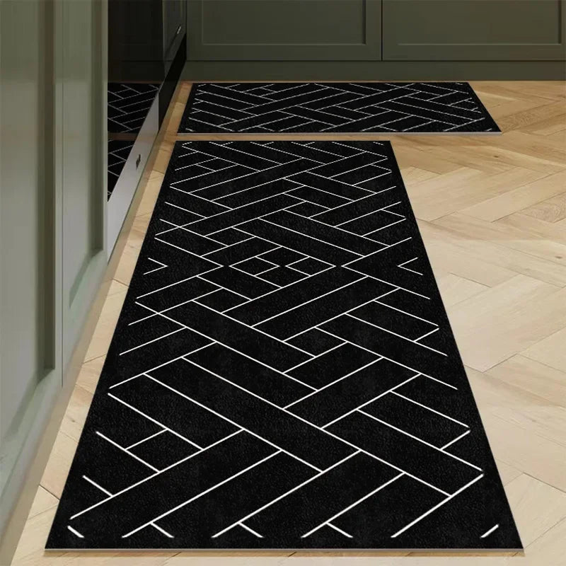 tapis de cuisine chic contemporain