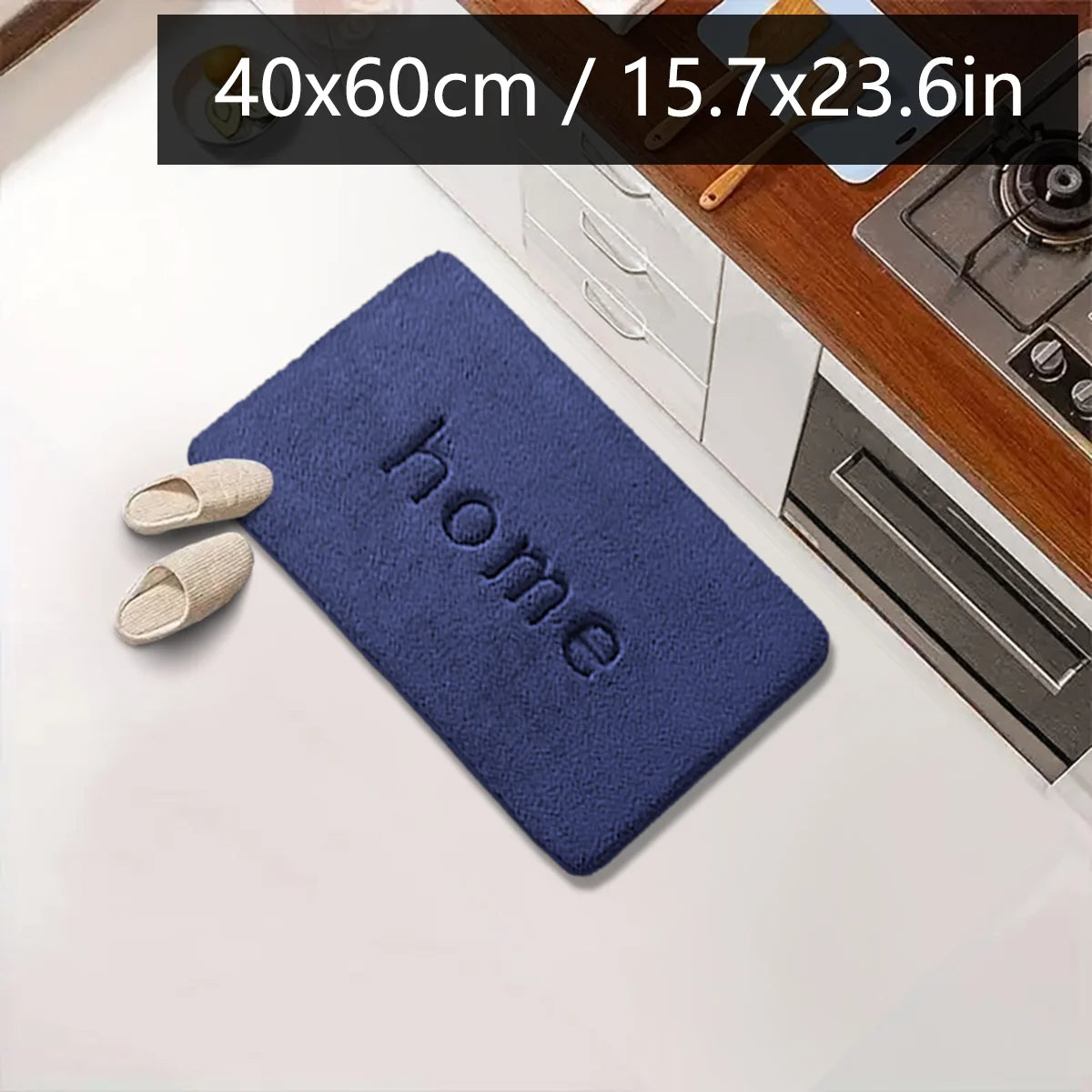 tapis de cuisine ardoise