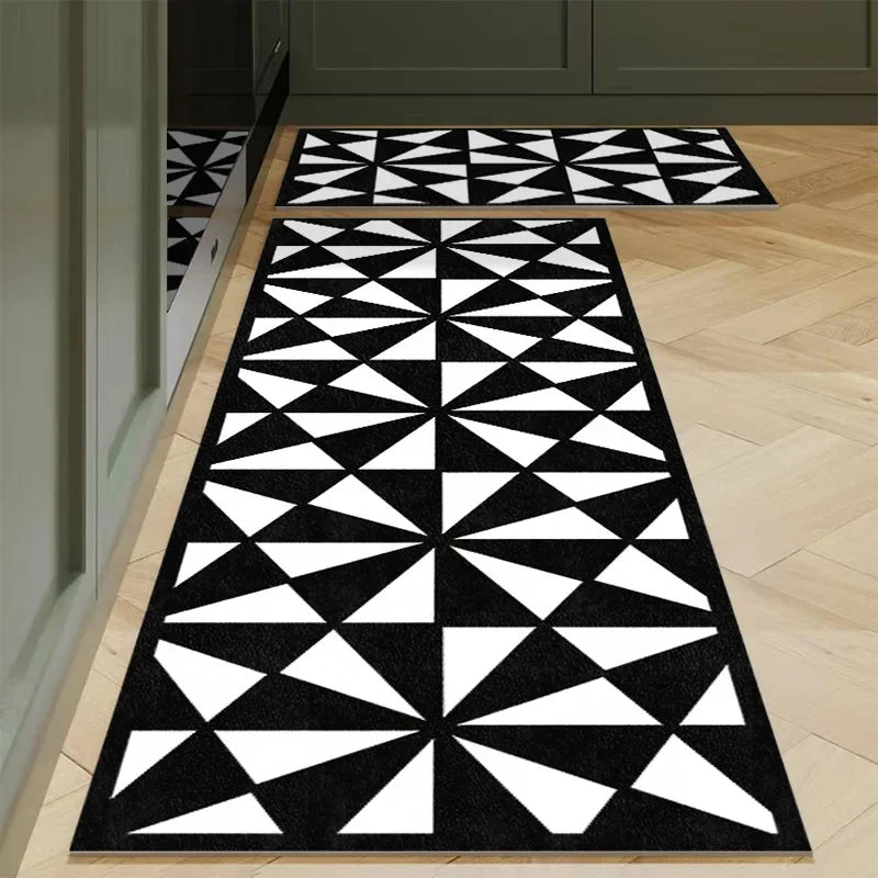 tapis de cuisine chic contemporain