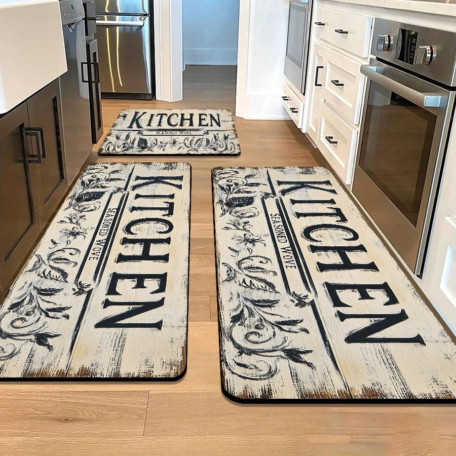 tapis de cuisine au sèche linge