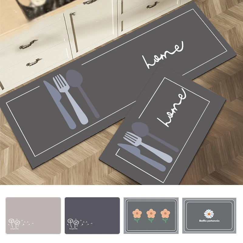 Tapis de cuisine absorbant