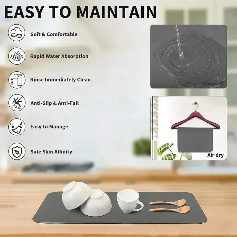 Tapis de cuisine plan de travail