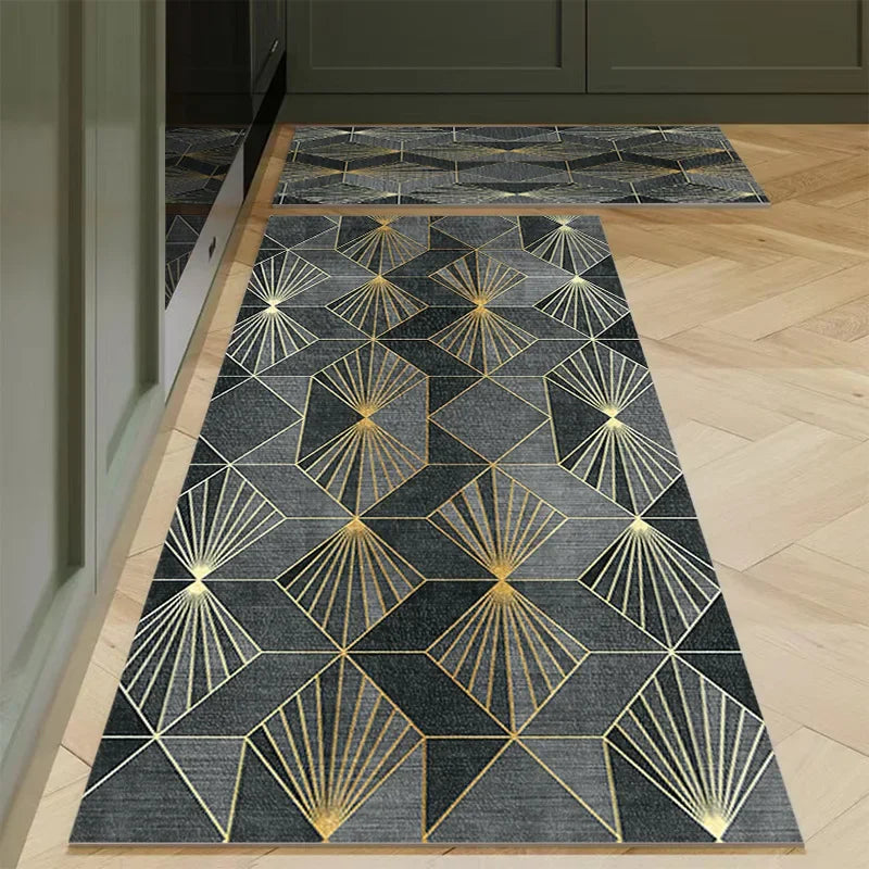 tapis de cuisine chic contemporain
