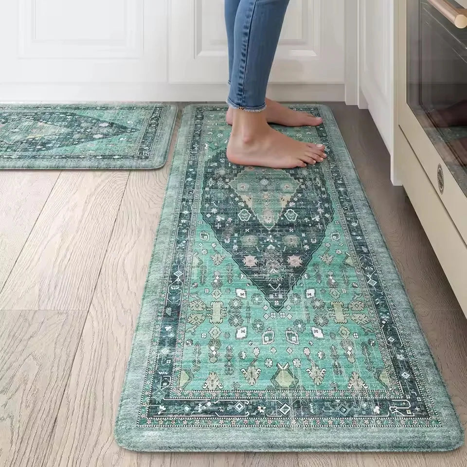 Tapis de cuisine rétro