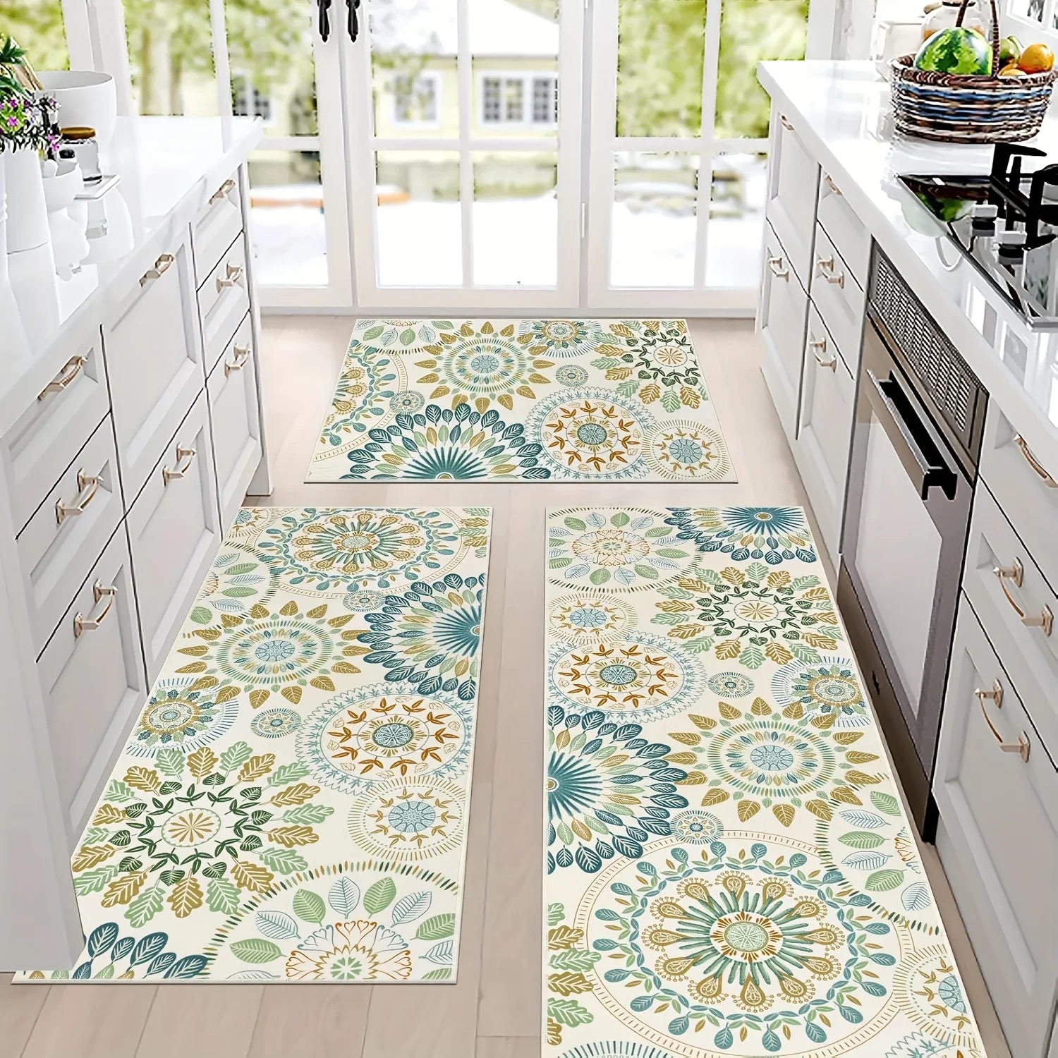 tapis de cuisine bohême