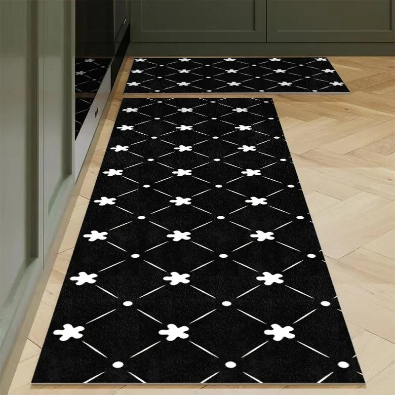 tapis de cuisine chic contemporain