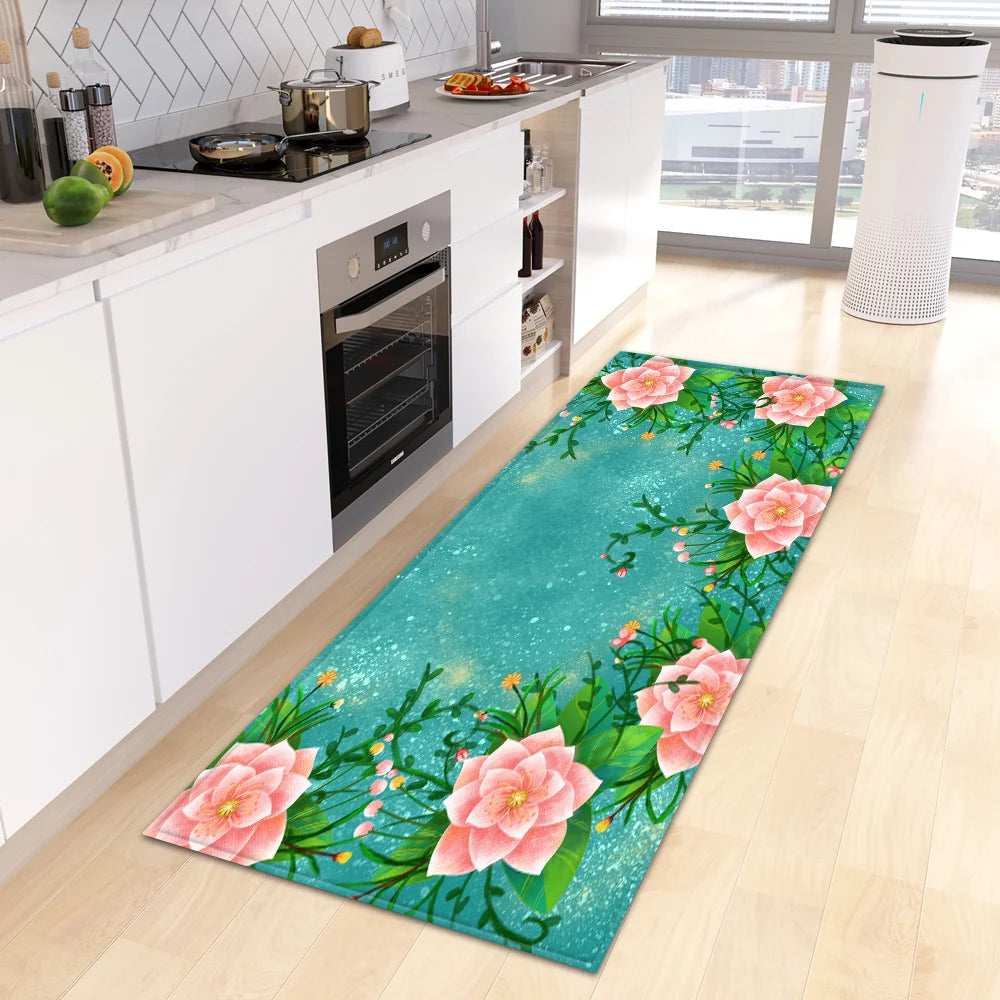 tapis de cuisine exotique